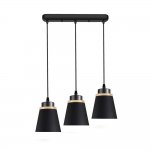 Подвесная люстра 30136/3L BK BK+WD ЭкономСвет