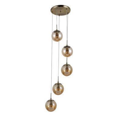 Подвесная люстра 30140/5AB AMB ЭкономСвет Подвесная люстра 30140/5AB AMB ЭкономСвет