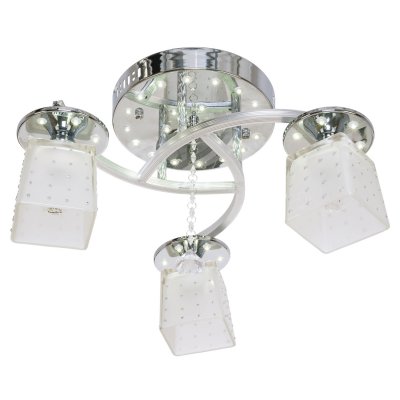 Потолочный светильник Экономсвет 30181/3CR+WT LED