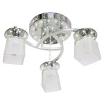 Потолочный светильник Экономсвет 30181/3CR+WT LED