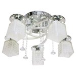 Потолочный светильник Экономсвет 30181/5CR+WT LED
