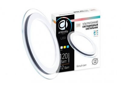 

Светильник Ambrella DCR 12W 4200K 185-250V (120W)
