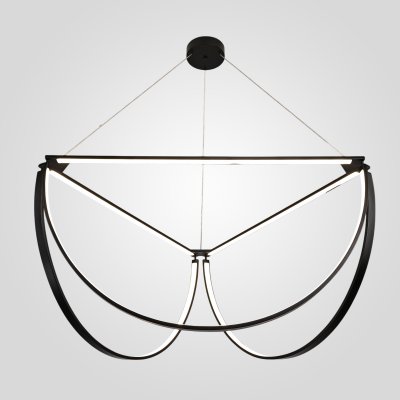 Подвесной Светильник Solana Light 3 Black By Imperiumloft