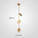 Подвесной Светильник Сhody H130 Brass By Imperiumloft