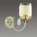 3029/1WY УЦЕНКА(НЕВОЗВРАТНЫЙ ТОВАР) COMFI LN16 000 золото, белый с золотой патиной Бра E27 60W 220V FILLA