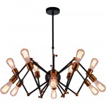 Люстра паук лофт Divinare 3037/03 SP-12 FORMICA
