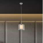 Светильник подвесной (подвес) Rivoli Rosco 3041-201 1 * E27 60 Вт хрусталь модерн