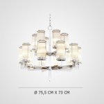 Подвесная Люстра Сilindery Silver D75 By Imperiumloft