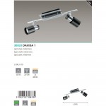 Светильник поворотный спот Eglo 30833 DAVIDA 1