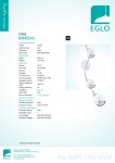 Светильник поворотный спот Eglo 31002 BIMEDA
