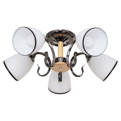 Потолочный светильник Экономсвет 31021/5ZZH+BR WT Потолочный светильник Экономсвет 31021/5ZZH+BR WT