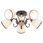 Потолочный светильник Экономсвет 31021/5ZZH+BR WT