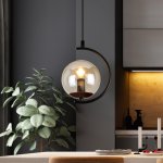 Светильник подвесной (подвес) Rivoli Marlen 3103-201 1 * E14 40 Вт модерн