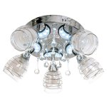 Светильник ЭкономСвет 31031/5CR RC WTLED