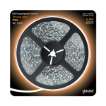 Лента LED 2835/60-SMD 4.8W 12V DC теплый белый IP66 (блистер 5м) (311000105)