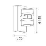 Светильник для ванной комнаты и зеркал Eglo 94651 ROMENDO