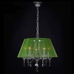 Люстра Eurosvet 3125/5 хром/зелёный Strotskis