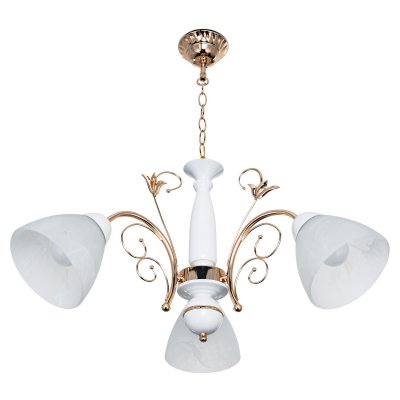 Потолочный светильник Экономсвет 3127JM/3GD+WT WT Потолочный светильник Экономсвет 3127JM/3GD+WT WT