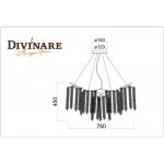 Светильник подвесной Divinare 3133/01 SP-10 SALICE