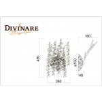 Светильник настенный Divinare 3134/01 AP-2 SALICE