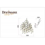 Светильник настенный Divinare 3136/01 AP-3 SALICE