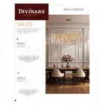Светильник подвесной Divinare 3136/01 SP-15 SALICE