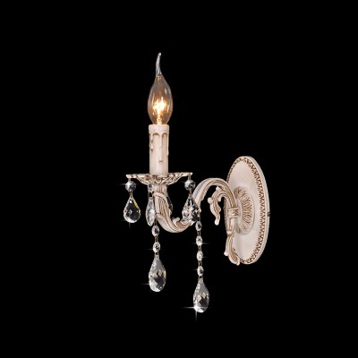 Светильник Eurosvet 3139/1 бежевый/прозрачный хрусталь Strotskis Светильник Eurosvet 3139/1 бежевый/прозрачный хрусталь Strotskis