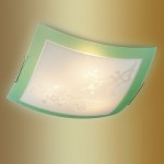 Светильник Сонекс 3145 зеленый/хром Sakura