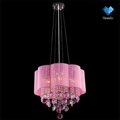 Люстра розовая Eurosvet 3155/5