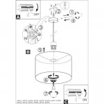 Текстильный светильник Eglo 31573 PASTERI