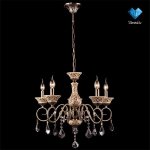 Люстра Eurosvet 3160/5 античная бронза