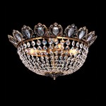 Люстра Eurosvet 3165/4 античная бронза /прозрачный хрусталь  Strotskis