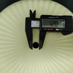 Плафон стекло шампань 300*80мм Mw 317011202 Афродита