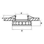 Светильник встраиваемый Lightstar 31702 Monilo