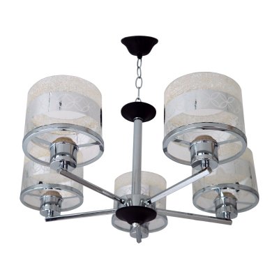 Люстра классическая Экономсвет 31723/5CR+BK CR+WT