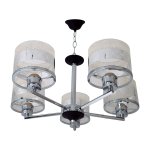 Люстра классическая Экономсвет 31723/5CR+BK CR+WT