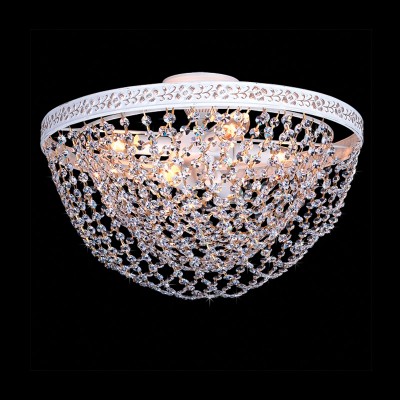 Люстра Eurosvet 3172/6  белый с золотом /прозрачный хрусталь Strotskis