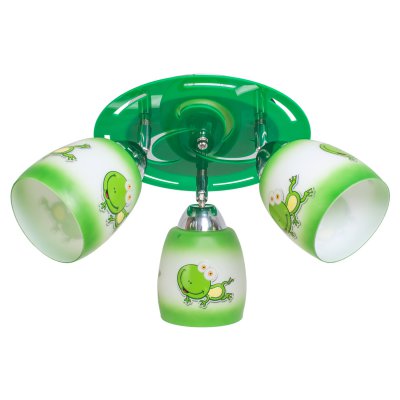 Детский светильник Экономсвет 3182/3CR WT+GN