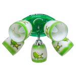 Детский светильник Экономсвет 3182/5CR WT+GN