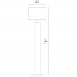 Торшер Divinare 3200/09 PN-1 SELVA