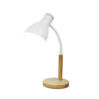 Настольная лампа ученическая 32010 WHITE+WOOD ЭкономСвет Настольная лампа ученическая 32010 WHITE+WOOD ЭкономСвет