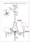 Люстра Odeon light 3210/5 OFELIA