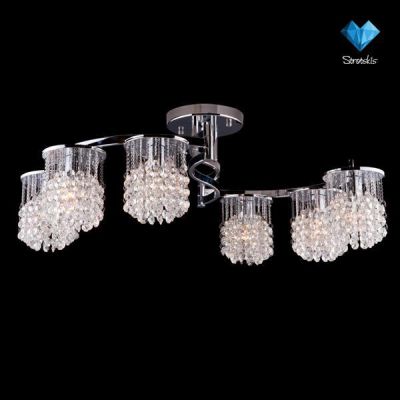 

Люстра Eurosvet 3222/6 хром/прозр, 3222/6 хром