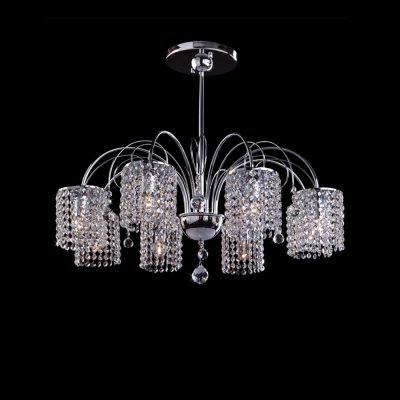 Люстра Eurosvet 3233/8 хром/прозрачный хрусталь