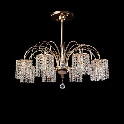 Люстра Eurosvet 3233/8 золото/прозрачный хрусталь