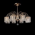 Люстра Eurosvet 3233/8 золото/прозрачный хрусталь