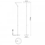 Торшер Divinare SOLE 3234/06 PN-1