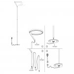 Торшер Divinare SOLE 3234/06 PN-1