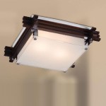 Светильник потолочный в восточном стиле венге