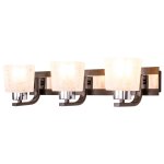 Светильник ЭкономСвет 32617/3wWENGE+CR WT